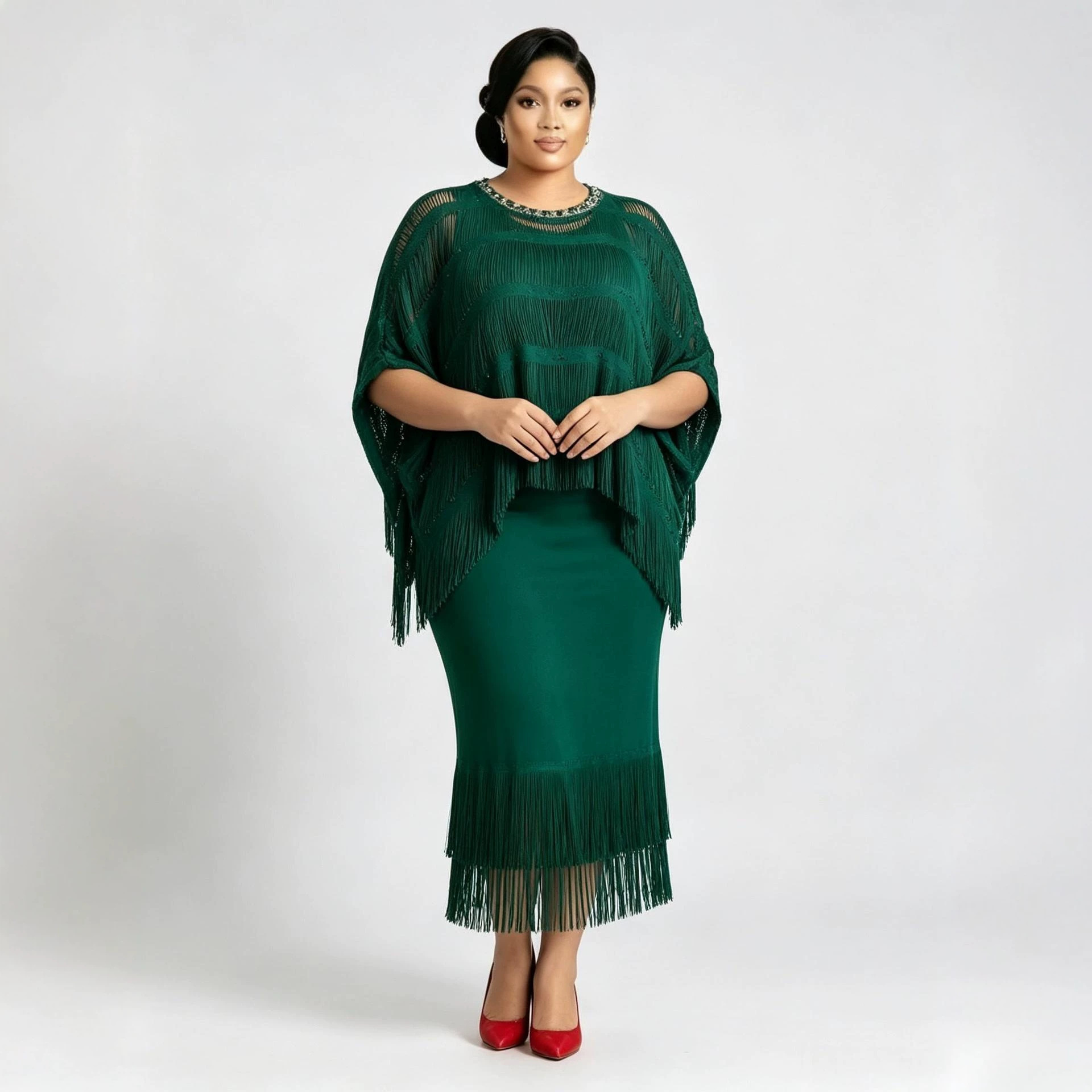 Miyake Fashion Fringed Pleated - Home Office For Two ulasan dan harga