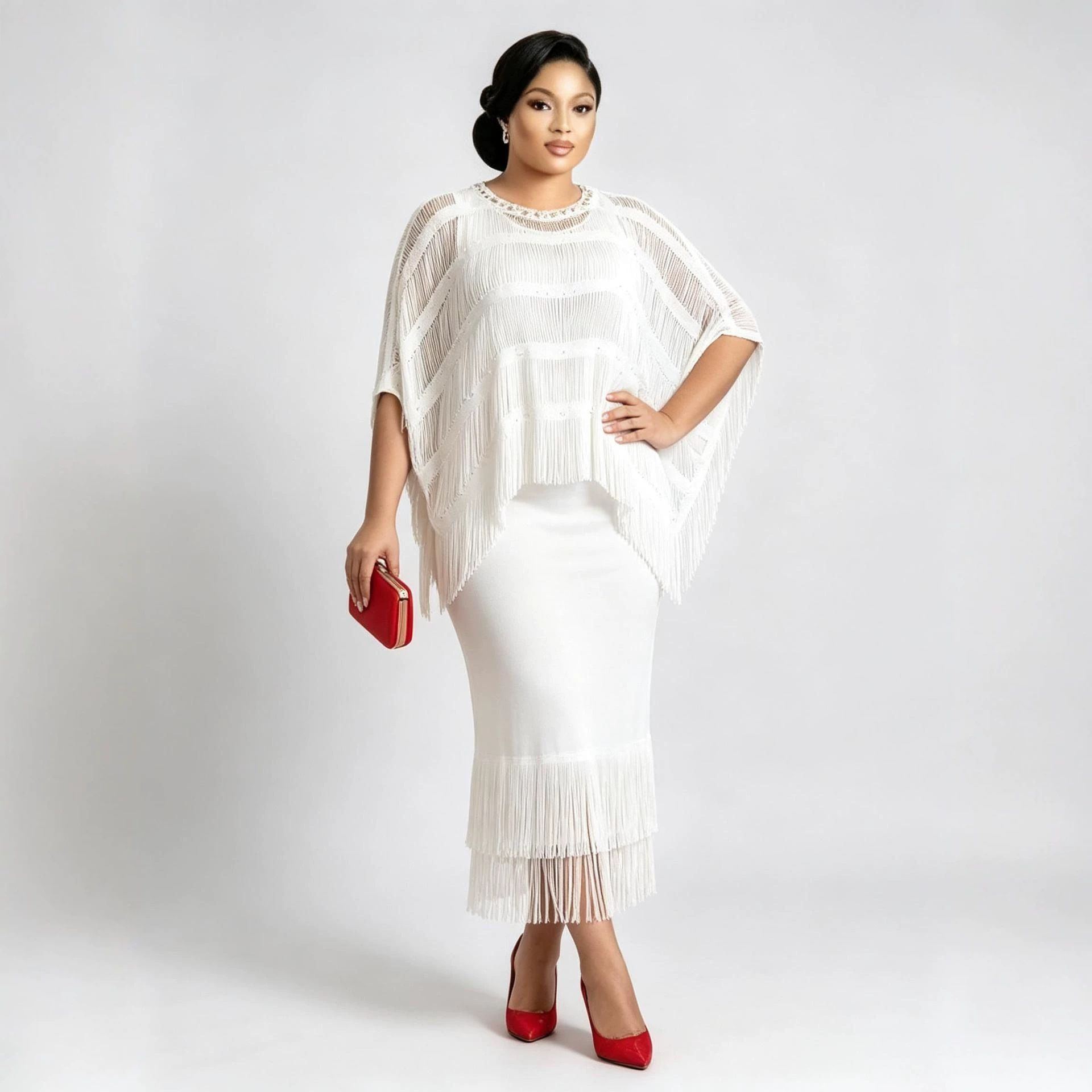 Miyake Fashion Fringed Pleated - Home Office For Two ulasan dan harga