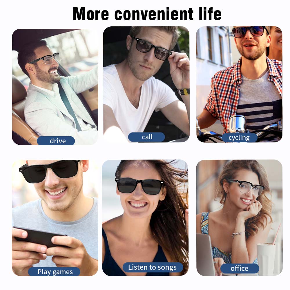 SENBONO E13 Smart Glasses:Blue - Blue Light Glasses ulasan dan harga